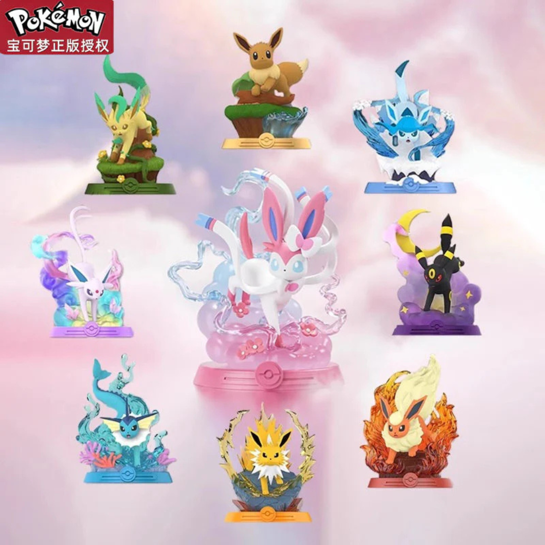 [Boîte abimée] Coffret Pokémon Funism Eevee Adventure Series Blind Box - Chinois
