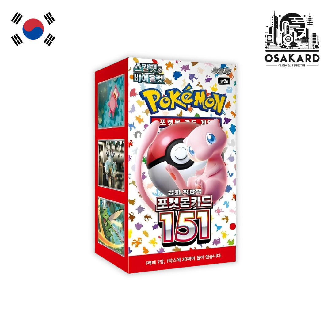 Display Pokémon 151 - SV2A - 20 Boosters - Coréen