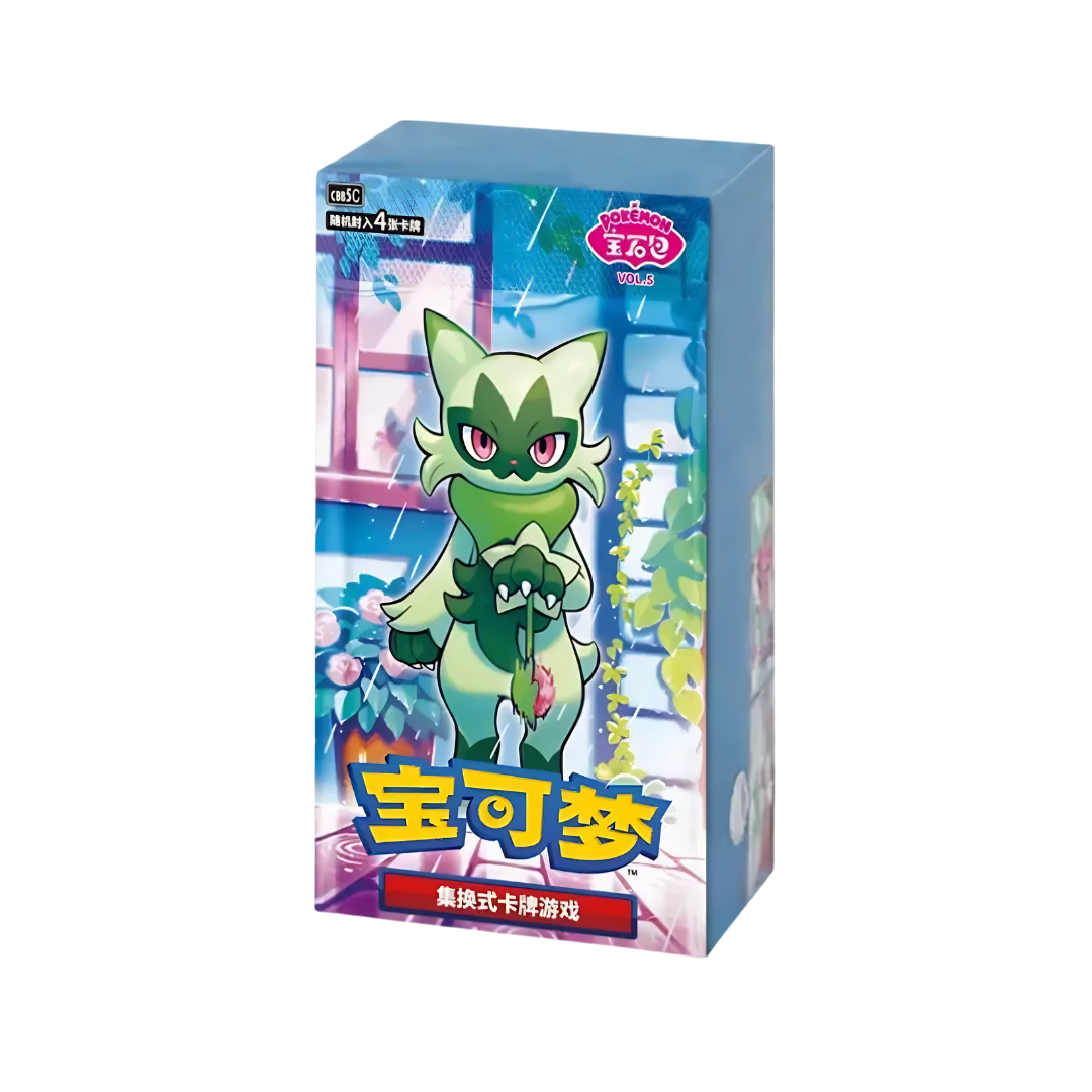 Display Pokémon Gem Pack 5 cbb5C chinois scellé, 18 boosters édition exclusive Chine