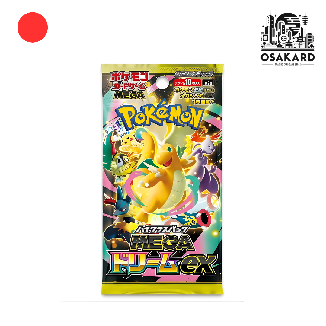 Booster Pokémon Mega Dream EX M2A Japonais - 10 Cartes - Ultra-rare garantie