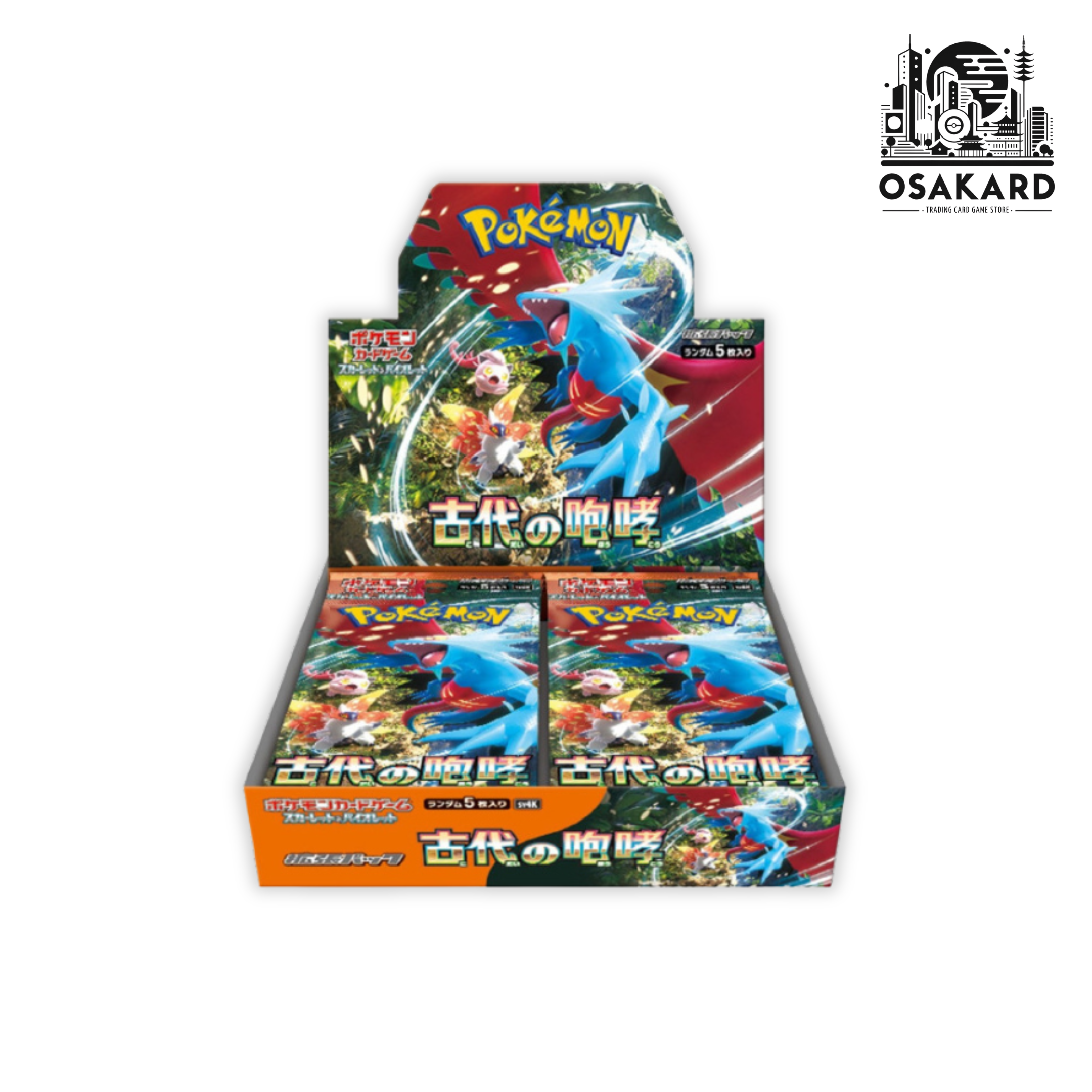 Booster Box / Display PokémonAncient Roar - SV4K - Japonais - Écarlate & Violet - Contient 30 boosters Pokémon