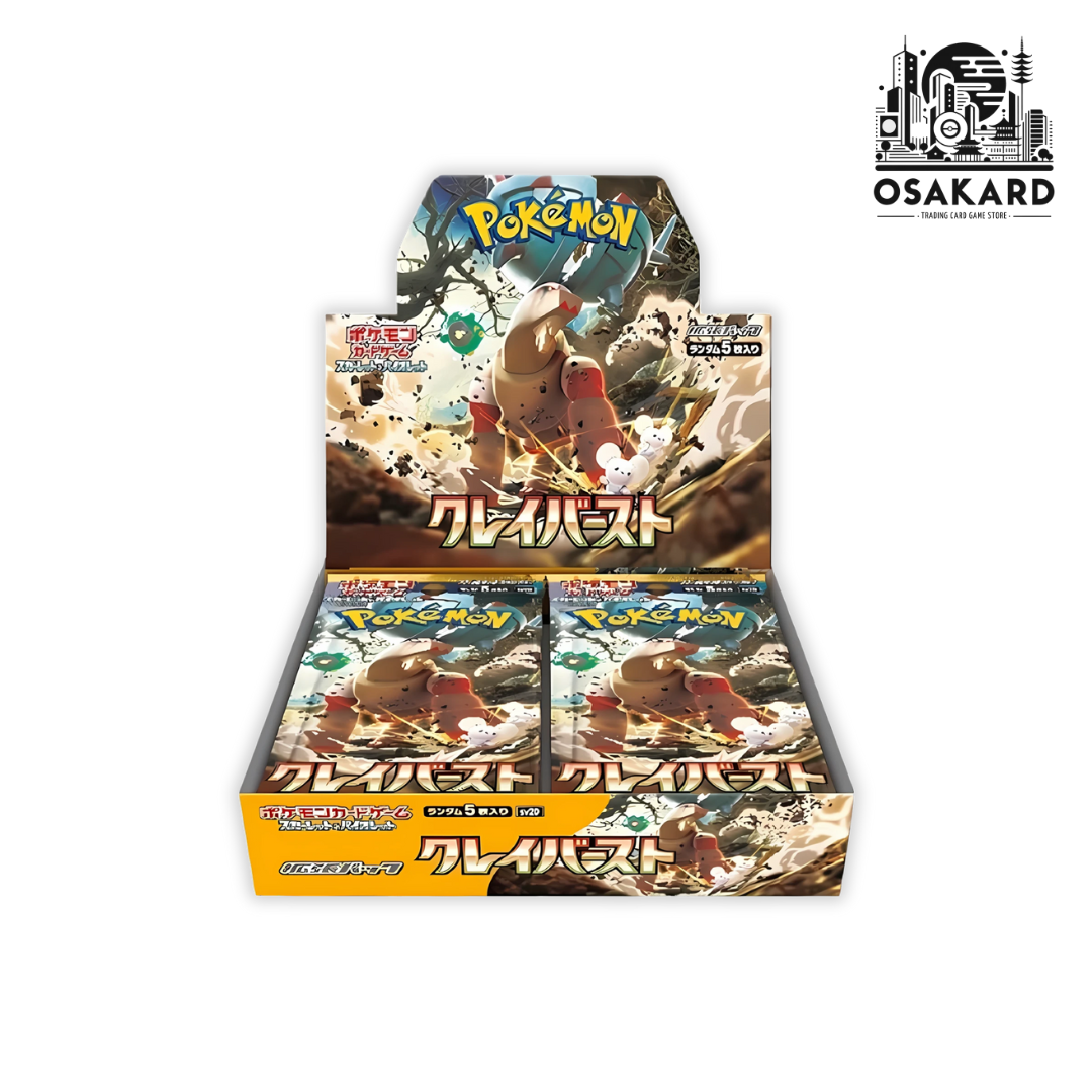 Display Pokémon Clay Burst - SV2D - 30 Boosters - Japonais
