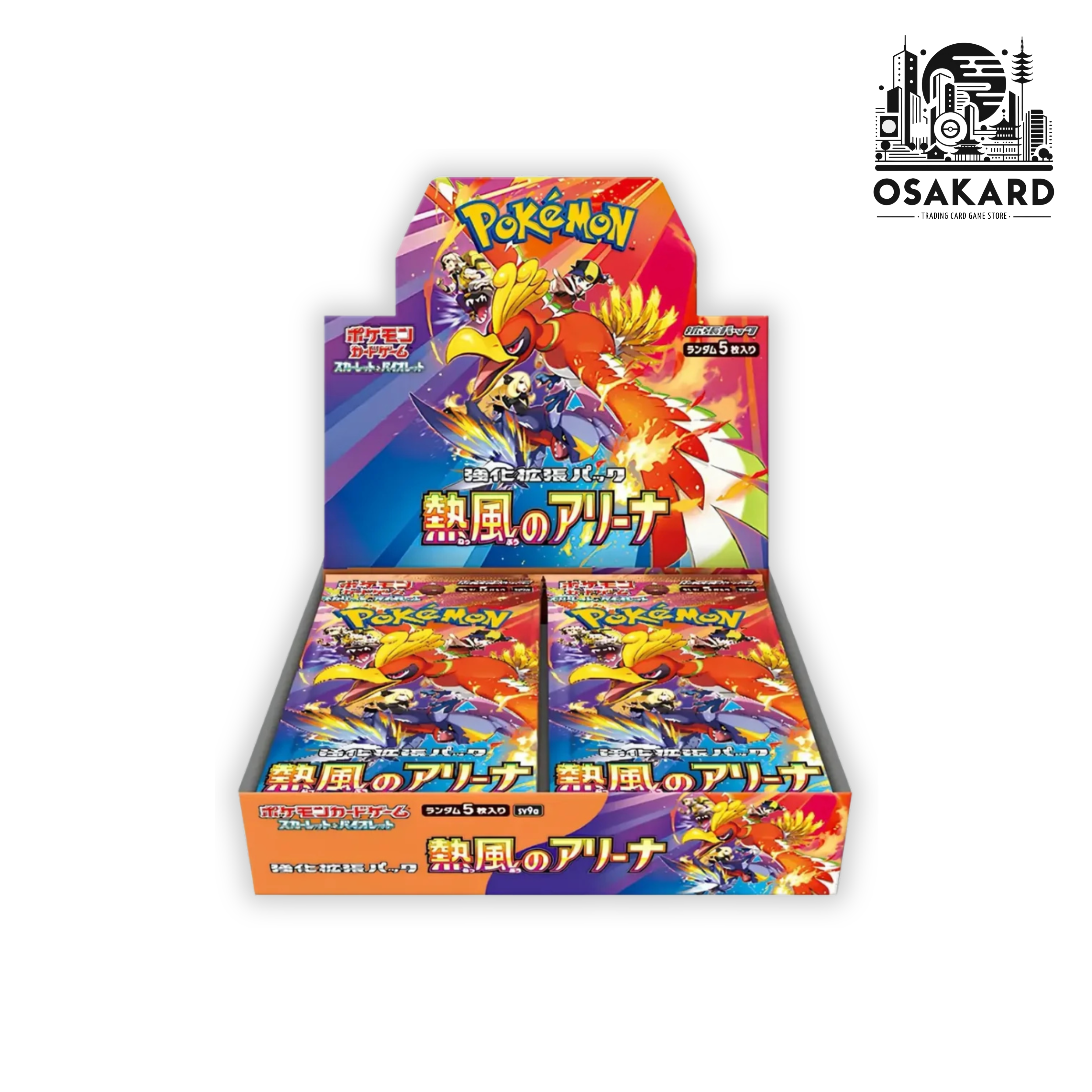 Display Pokémon Heat Wave Arena - SV9A - 30 Boosters - Japonais