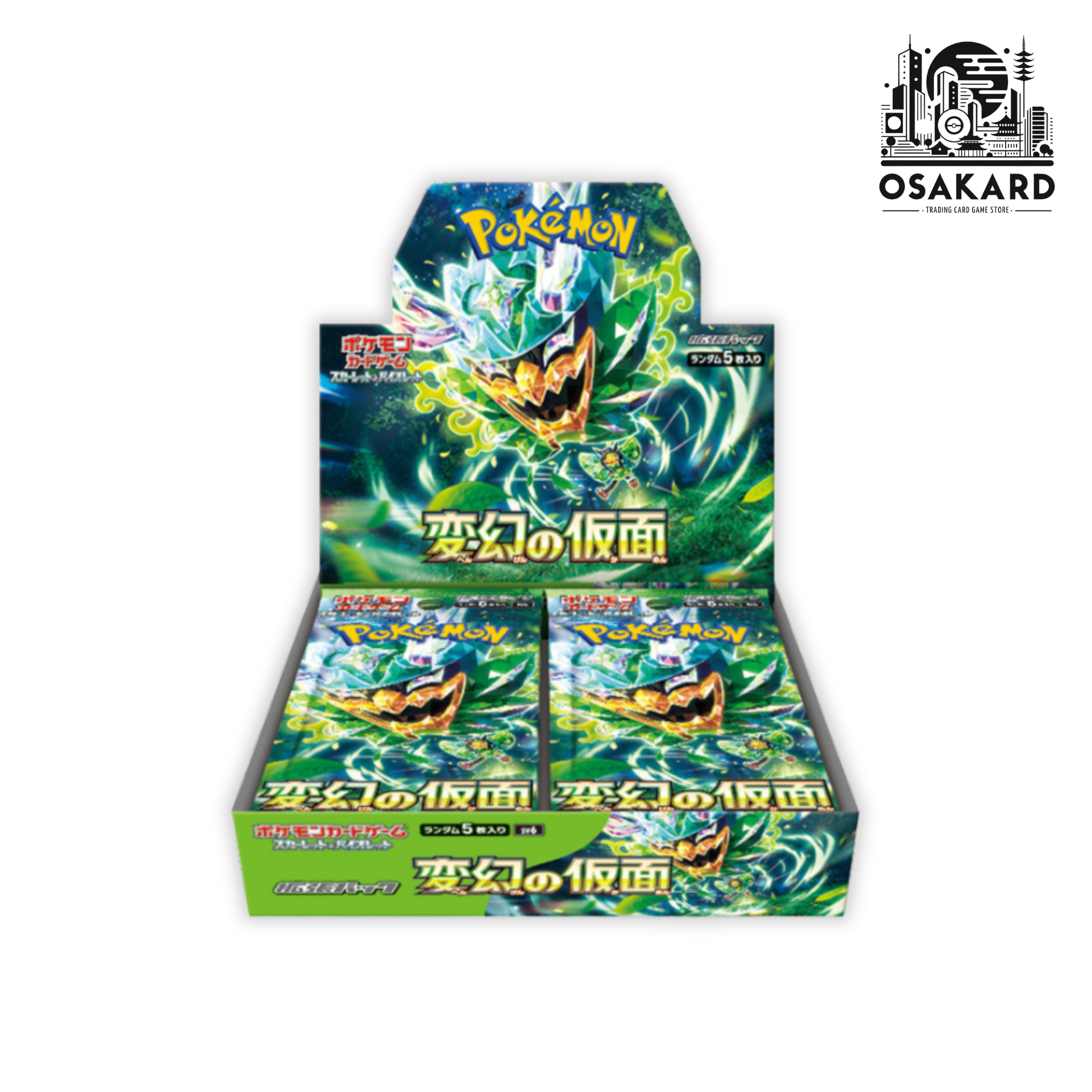 Booster Box / Display Pokémon Mask of Change - SV6 - Japonais - Écarlate & Violet - Contient 30 boosters Pokémon