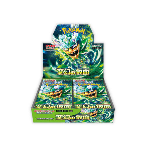 Display Pokémon Mask of Change SV6 japonais scellé, 30 boosters avec Ogerpon, version JP Mascarade Crépusculaire