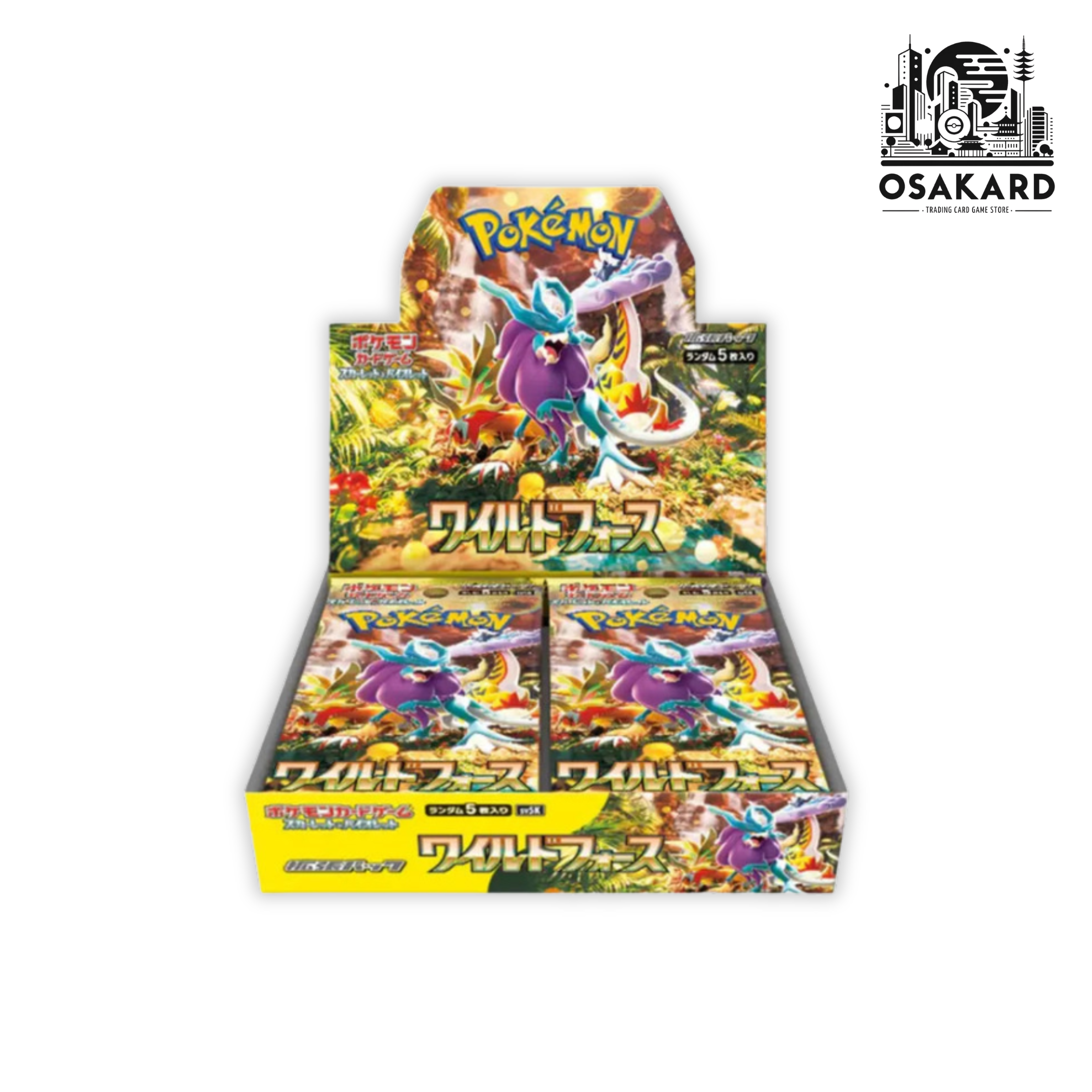 Booster Box / Display Pokémon Wild Force - SV5K - Japonais - Écarlate & Violet - Contient 30 boosters Pokémon