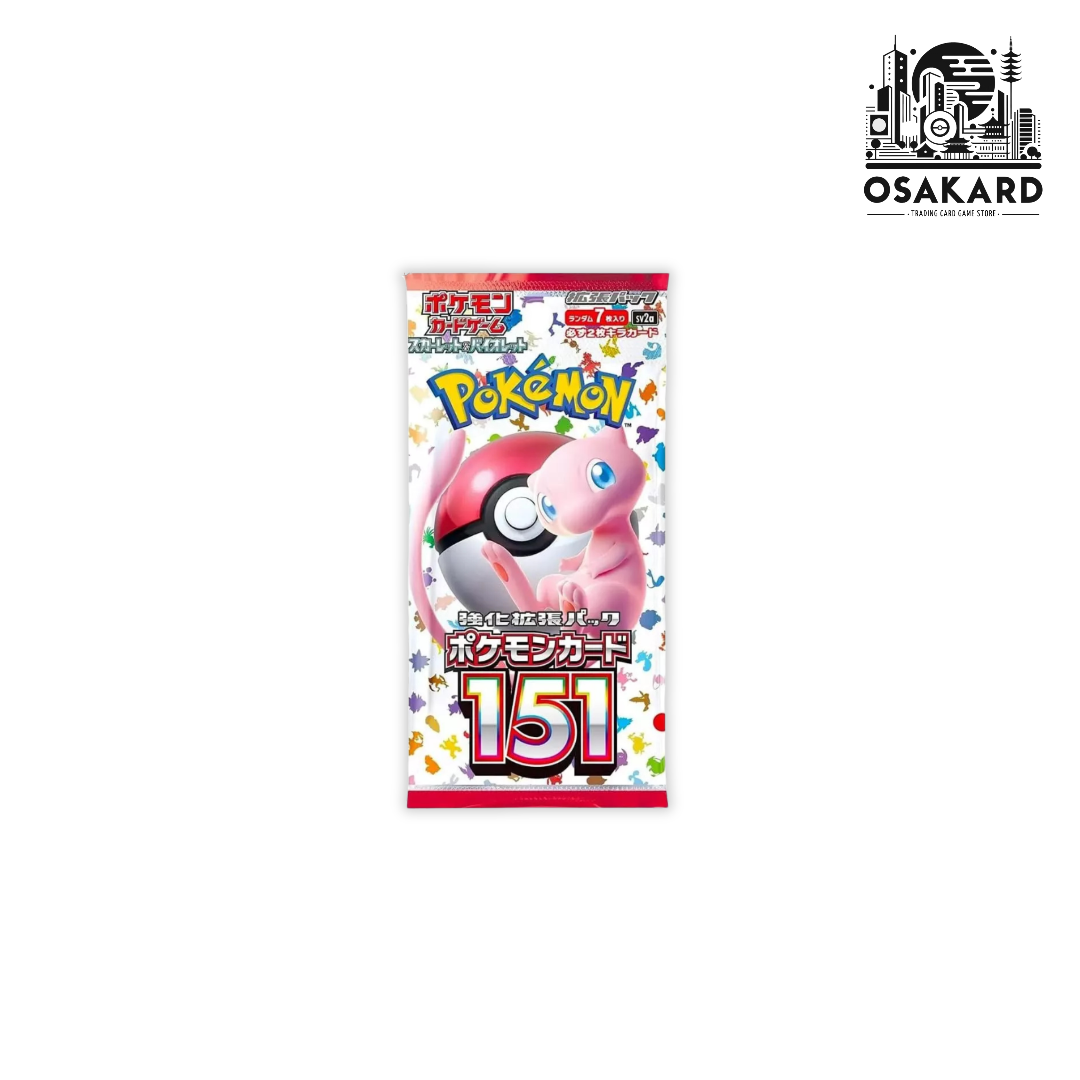 Booster Pokémon 151 - SV2A - Japonais – Série Écarlate & Violet – 7 cartes Pokémon