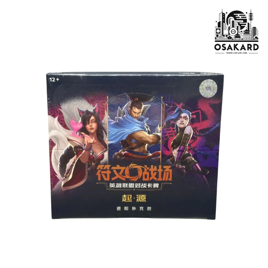 Display Jumbo LoL Riftbound Origins - OGN - 12 Boosters Jumbo - Chinois