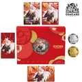 Coffret Riftbound 2026 Lunar Revel Bundle édition chinoise scellé, carte promo Irelia alt art et boosters Spiritforged