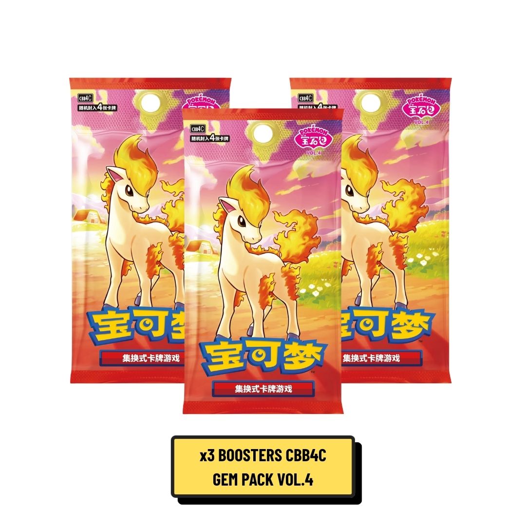 Booster Pokémon Gem Pack Vol.4 CBB4C Chinois