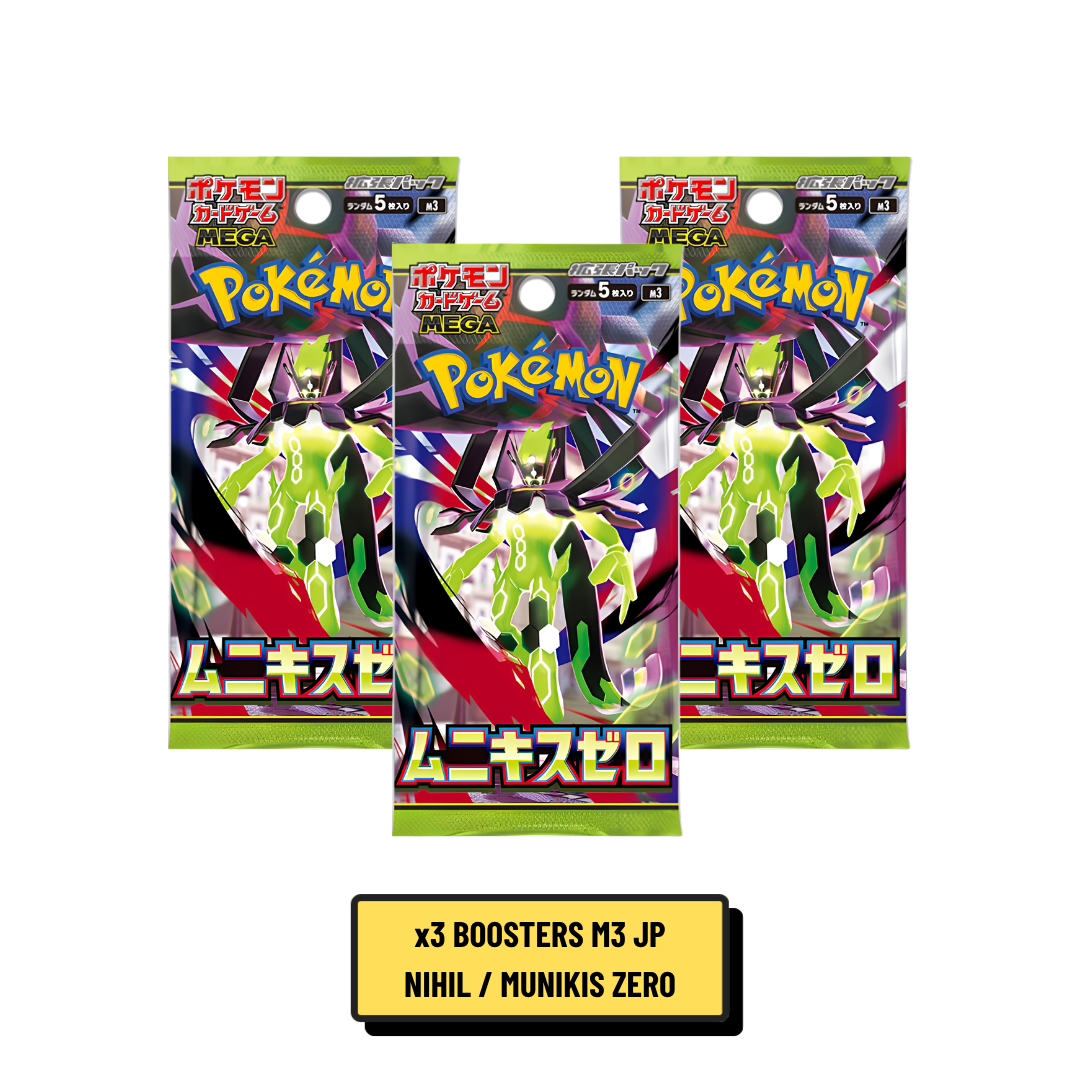 Booster Pokémon Nihil Zero / Munikis Zero M3 Japonais