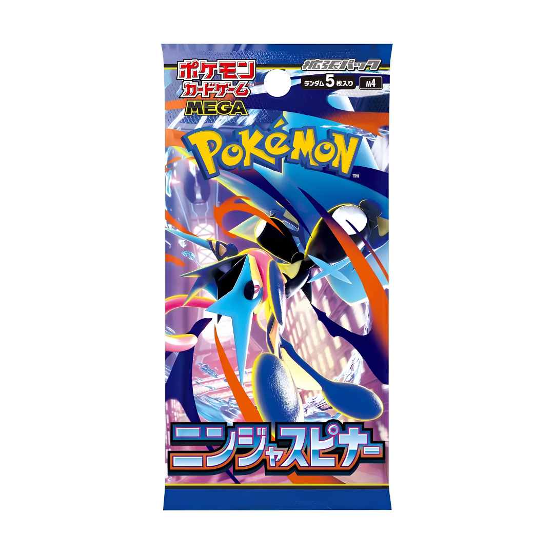 Booster Pokémon Ninja Spinner M4 japonais, set thématique ninja Méga-Amphinobi ex JP