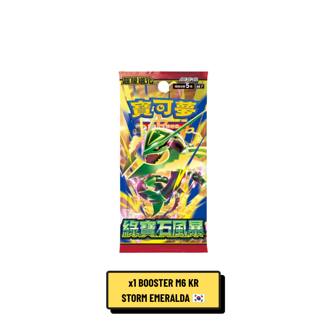 Booster Pokémon Storm Emeralda M6 Coréen