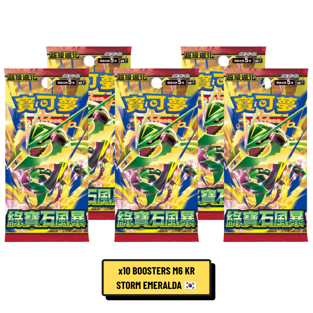 Booster Pokémon Storm Emeralda M6 Coréen