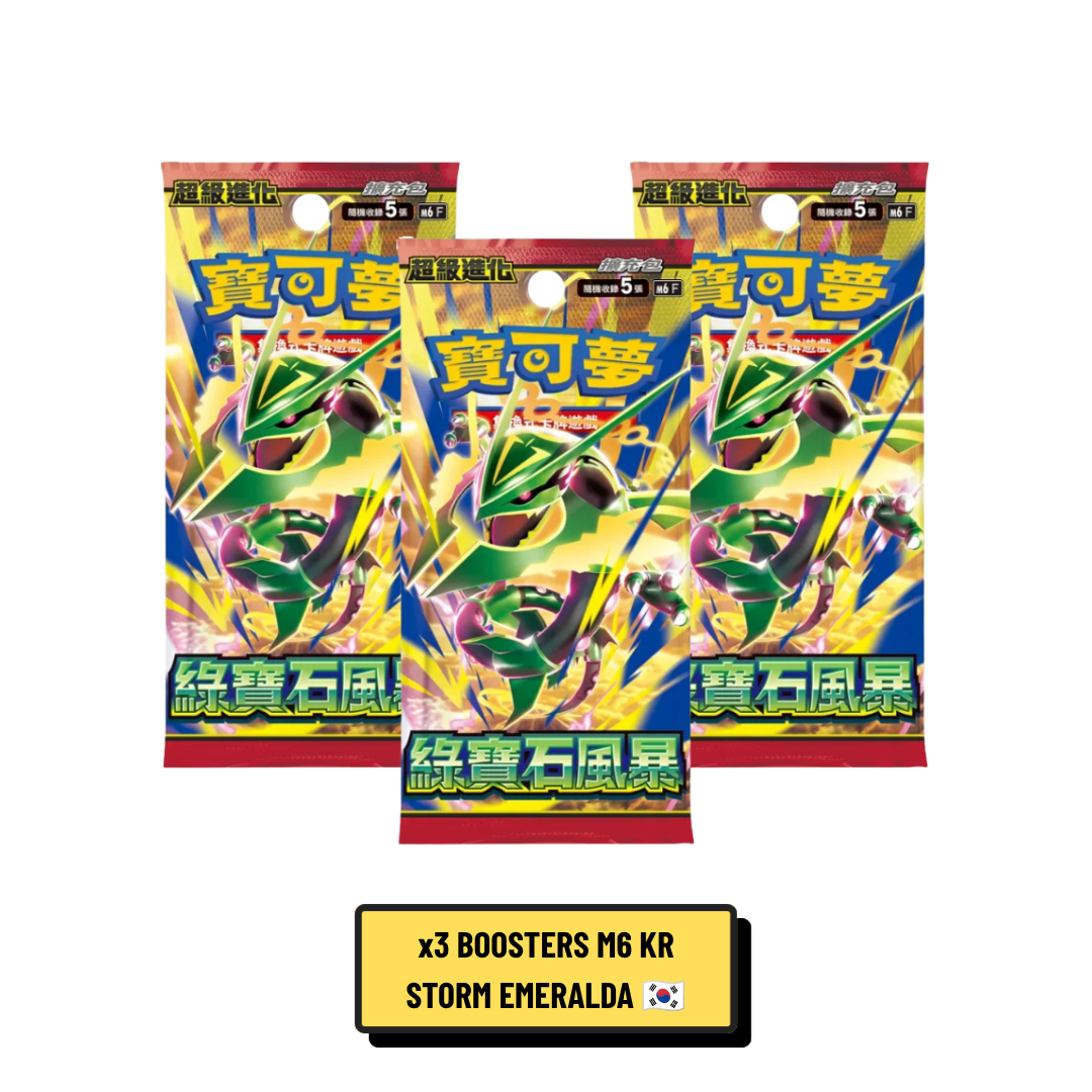 Booster Pokémon Storm Emeralda M6 Coréen