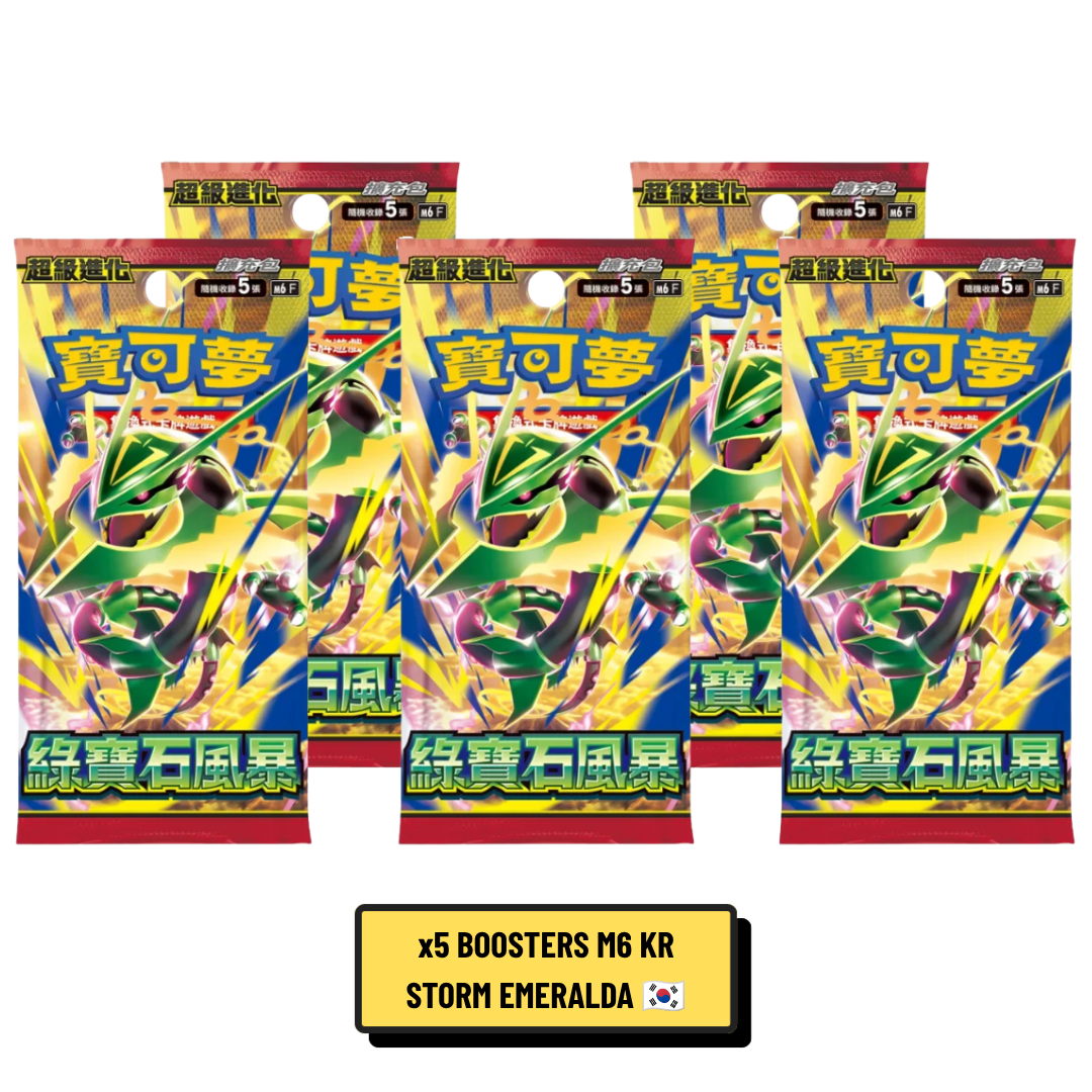 Booster Pokémon Storm Emeralda M6 Coréen