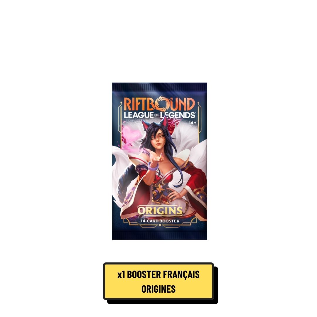 Booster Riftbound Origines 14 cartes Français