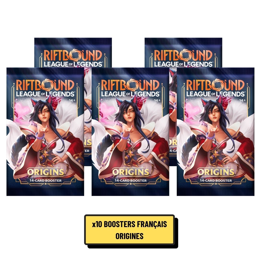 Booster Riftbound Origines 14 cartes Français