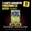 Carte Pokémon EX japonaise Ultra Rare RR garantie, 100% authentique, exemple de carte