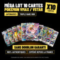Lot de 10 cartes Pokémon VMAX / VSTAR japonaises Triple Rare RRR, sans doublon, 100% authentiques, exemples de cartes
