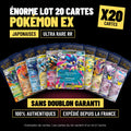 Lot de 20 cartes Pokémon EX japonaises Ultra Rare RR, sans doublon, 100% authentiques, exemples de cartes