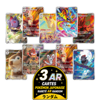 Lot de 3 cartes Pokémon japonaises rareté AR Art Rare, illustrations alternatives séries récentes JP sans double