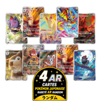 Lot de 4 cartes Pokémon japonaises rareté AR Art Rare, illustrations alternatives séries récentes JP sans double