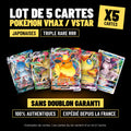 Lot de 5 cartes Pokémon VMAX / VSTAR japonaises Triple Rare RRR, sans doublon, 100% authentiques, exemples de cartes