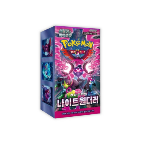 Display Pokémon Night Wanderer SV6A coréen scellé, 30 boosters version KR thématique nocturne Persian AR