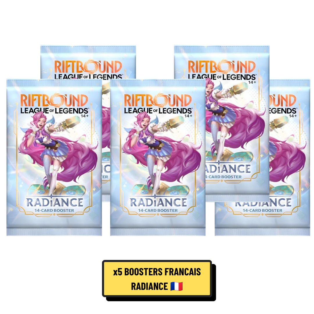 Booster Riftbound Radiance 14 cartes Français