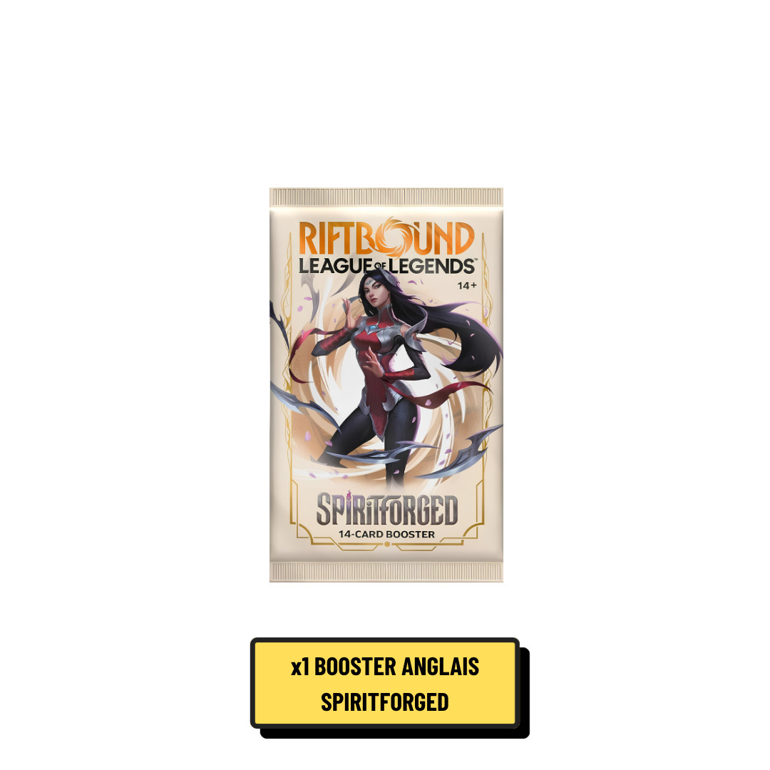 Booster Riftbound Spiritforged 14 cartes Anglais