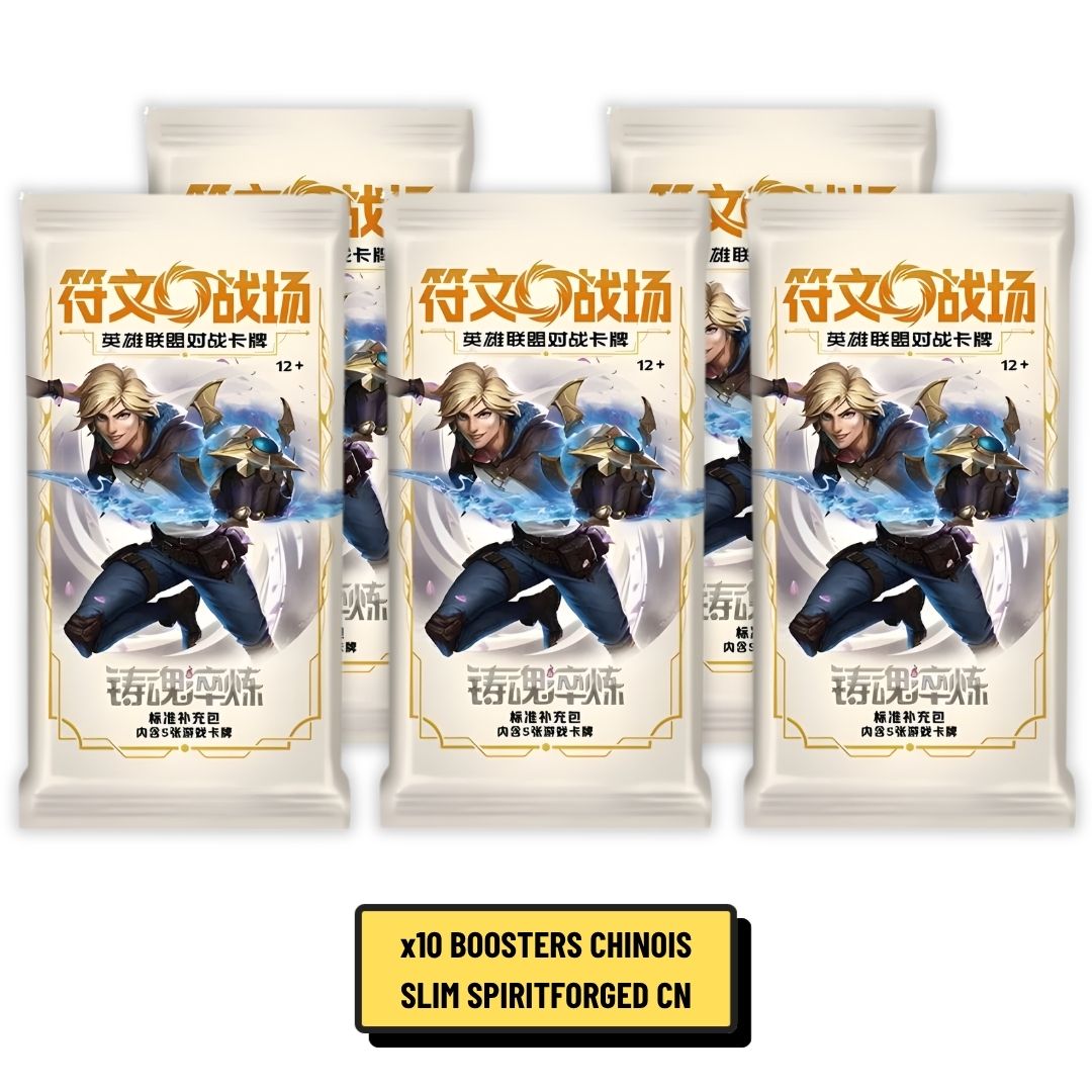 Booster Slim Riftbound Spiritforged 5 cartes Chinois