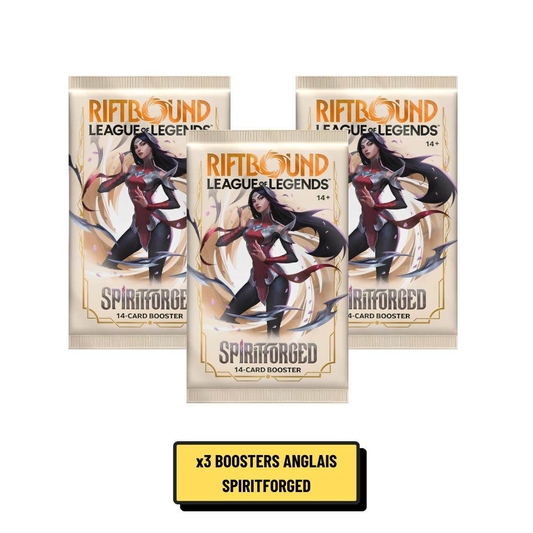Booster Riftbound Spiritforged 14 cartes Anglais