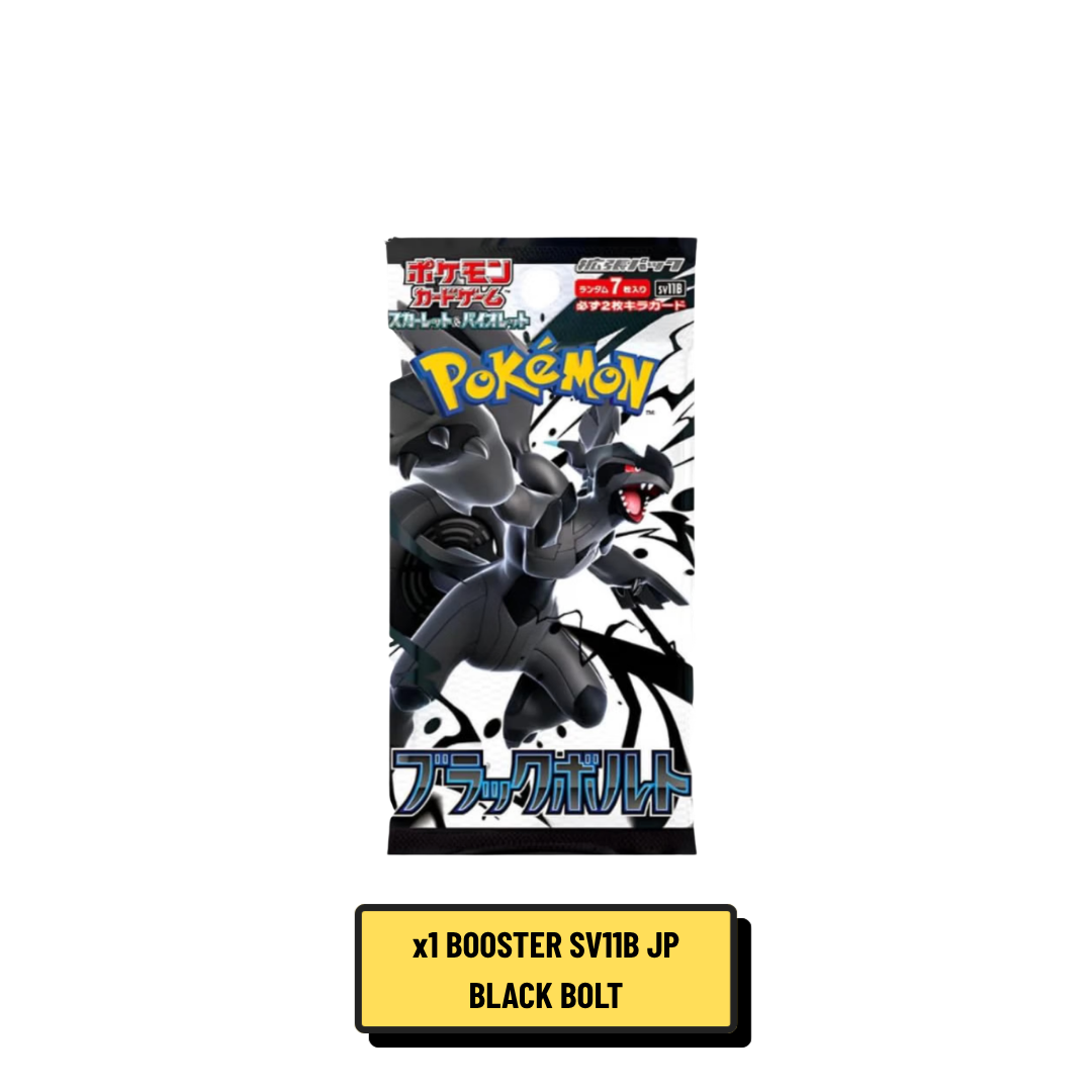 Booster Pokémon Black Bolt SV11B Japonais