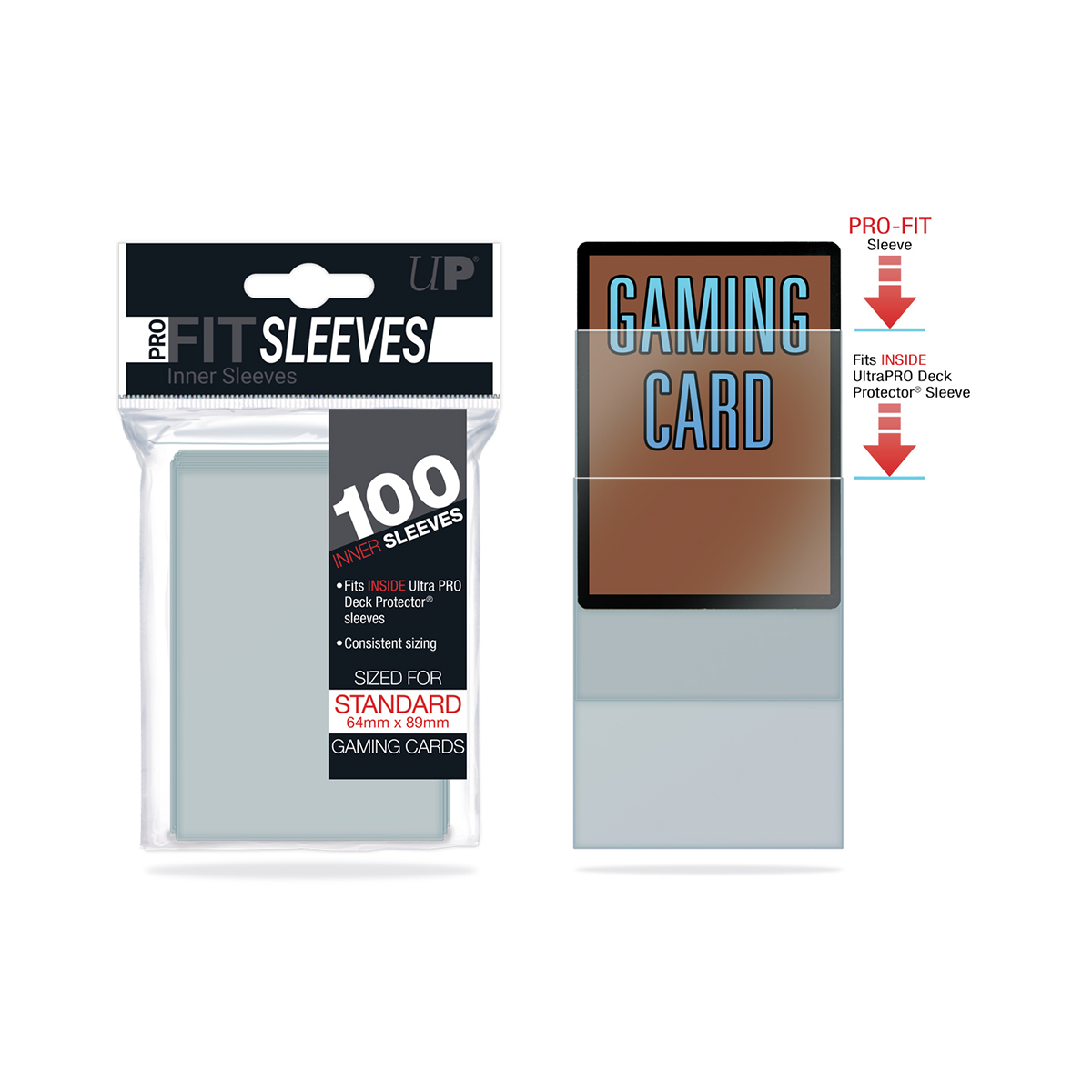 Ultra Pro Lot de 100 inner sleeves 64 x 89 mm