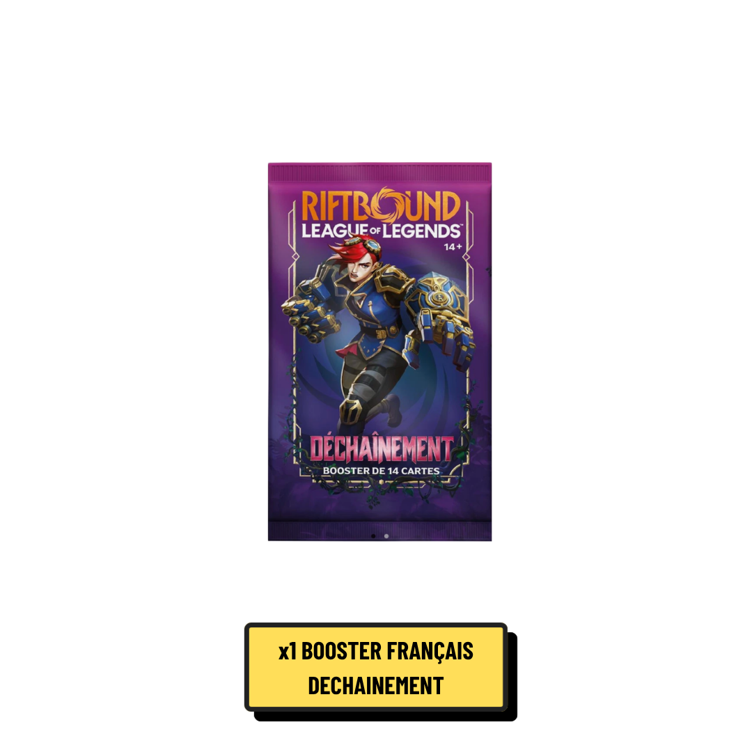 Booster Riftbound Déchaînement 14 cartes Français