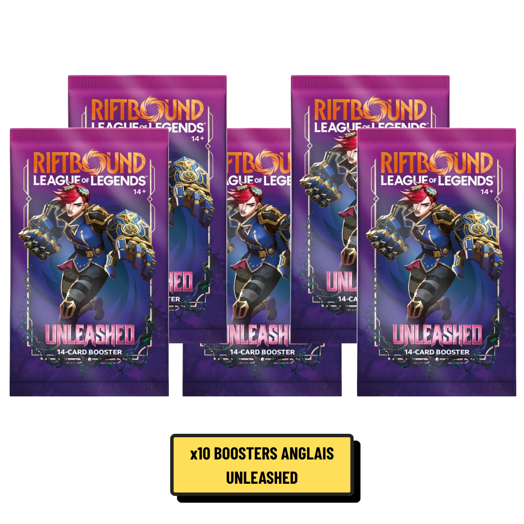 Booster Riftbound Unleashed 14 cartes Anglais