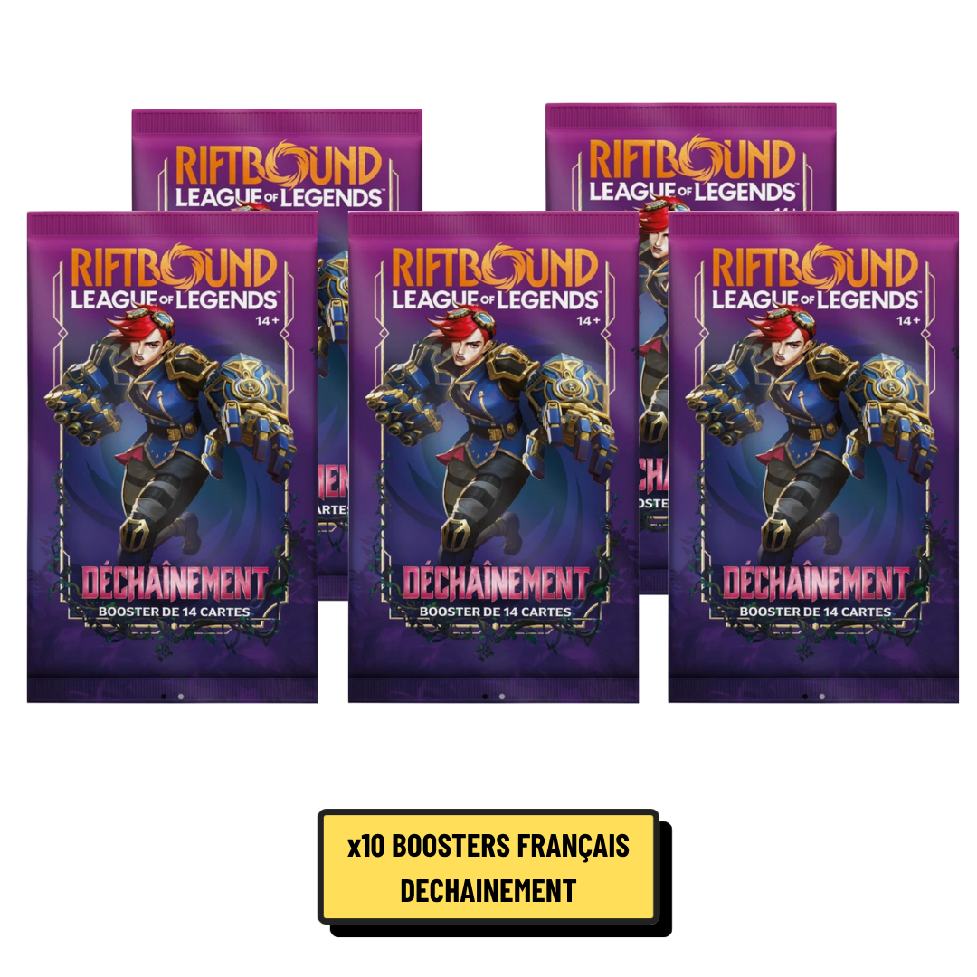 Booster Riftbound Déchaînement 14 cartes Français