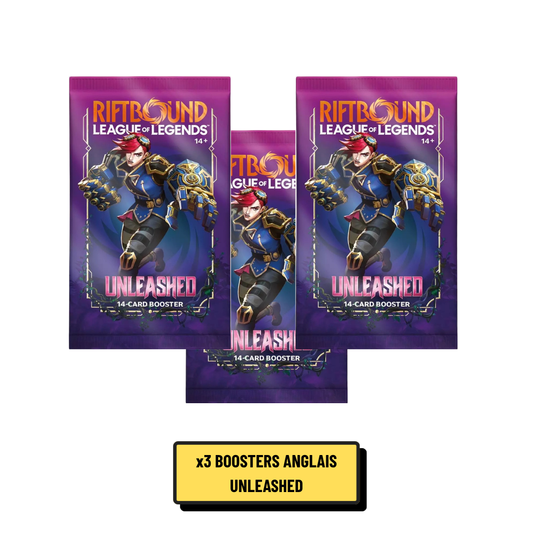 Booster Riftbound Unleashed 14 cartes Anglais