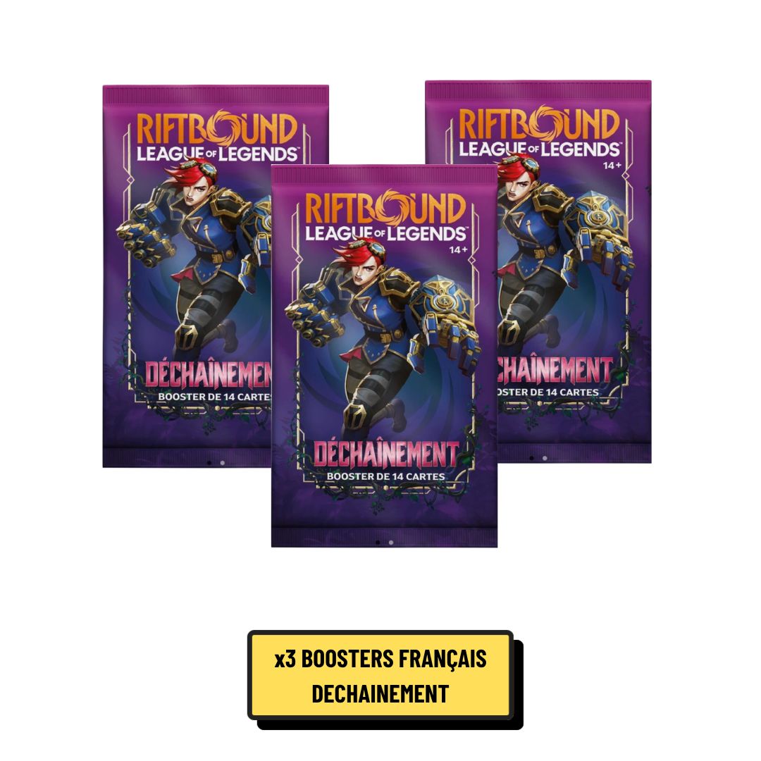 Booster Riftbound Déchaînement 14 cartes Français