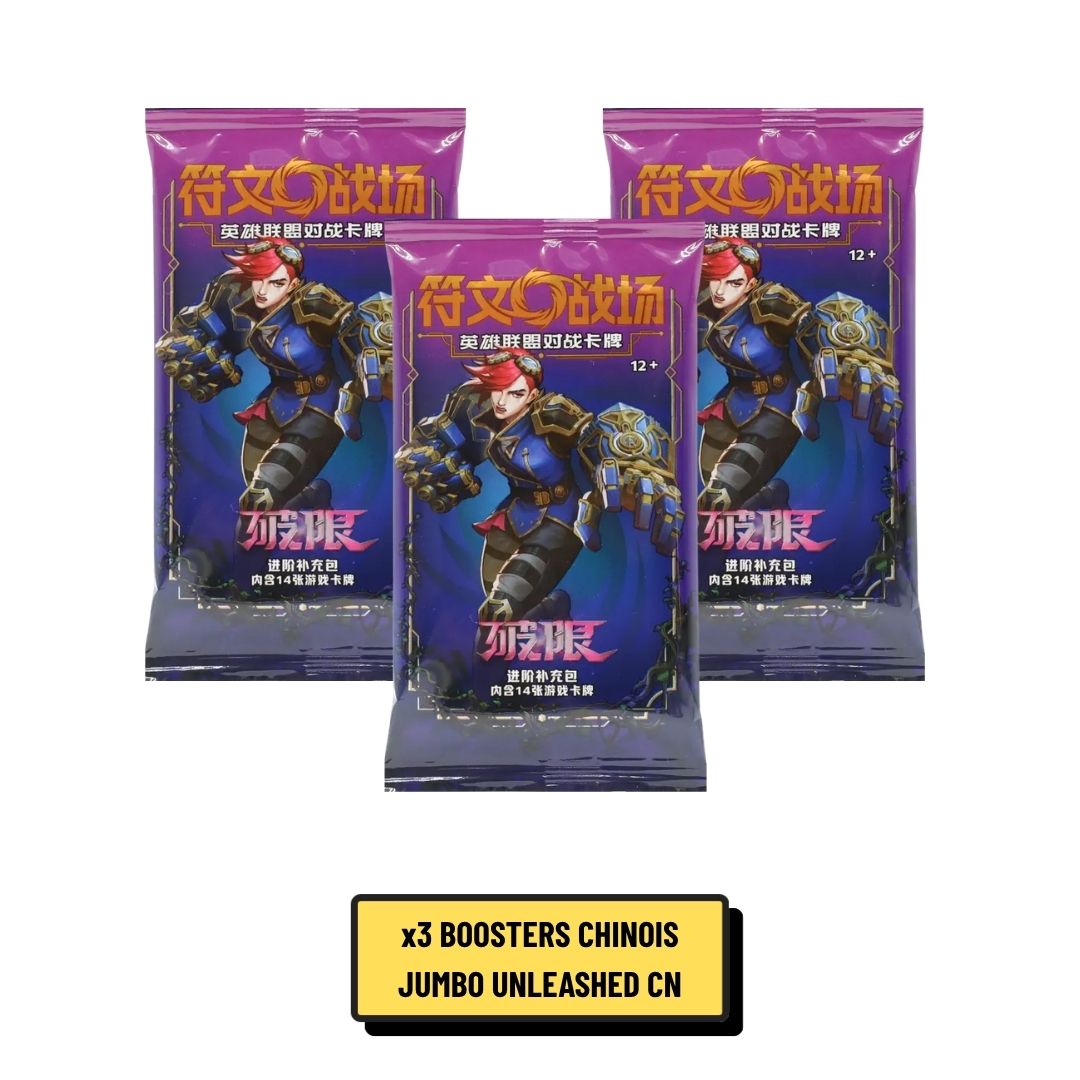 Booster Jumbo Riftbound Unleashed 14 cartes Chinois