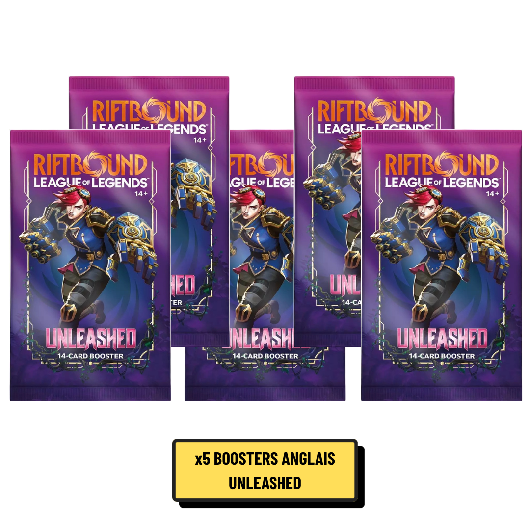 Booster Riftbound Unleashed 14 cartes Anglais