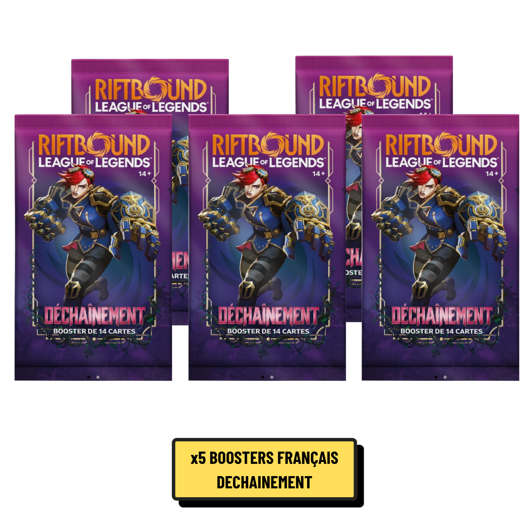 Booster Riftbound Déchaînement 14 cartes Français
