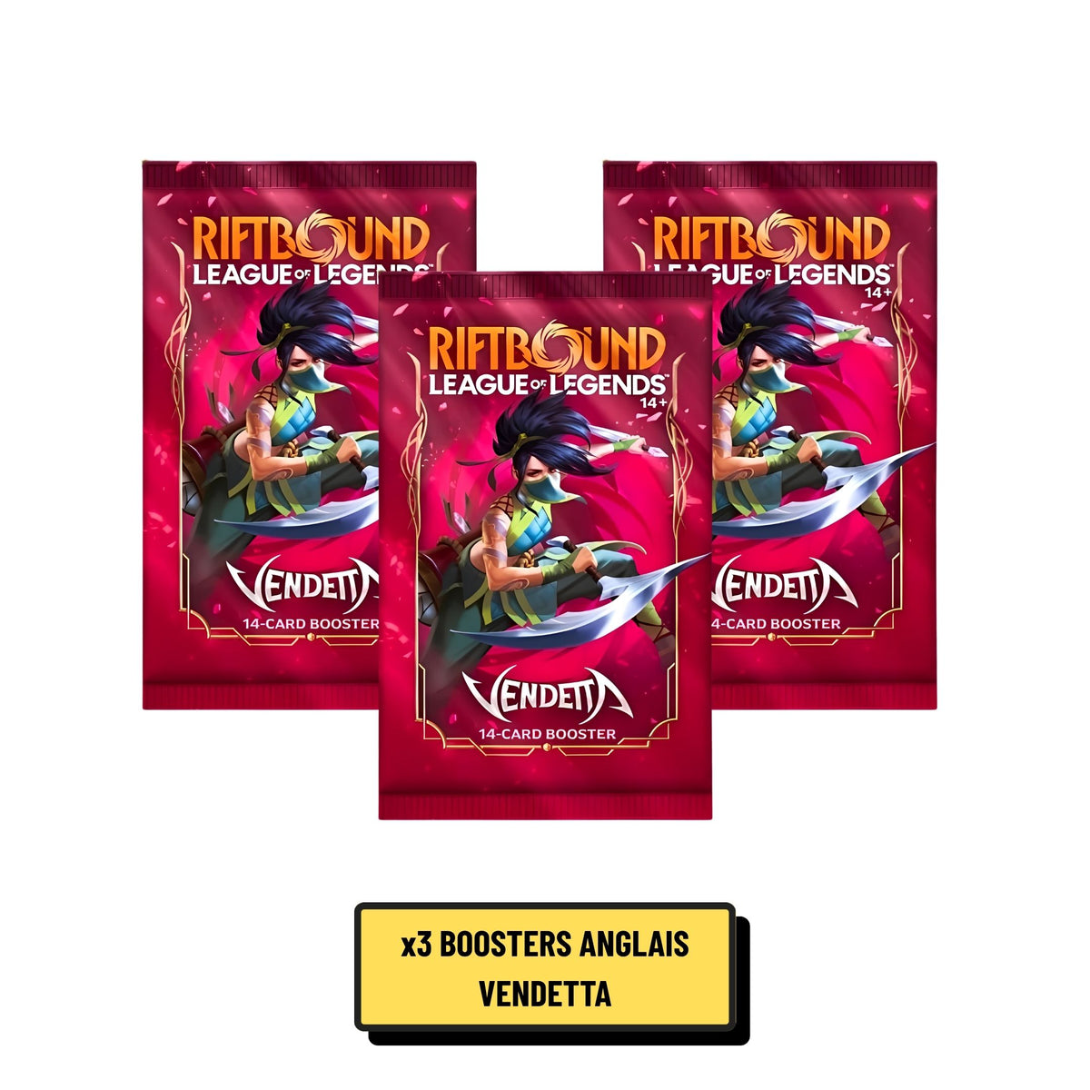 Booster Riftbound Vendetta 14 cartes Anglais